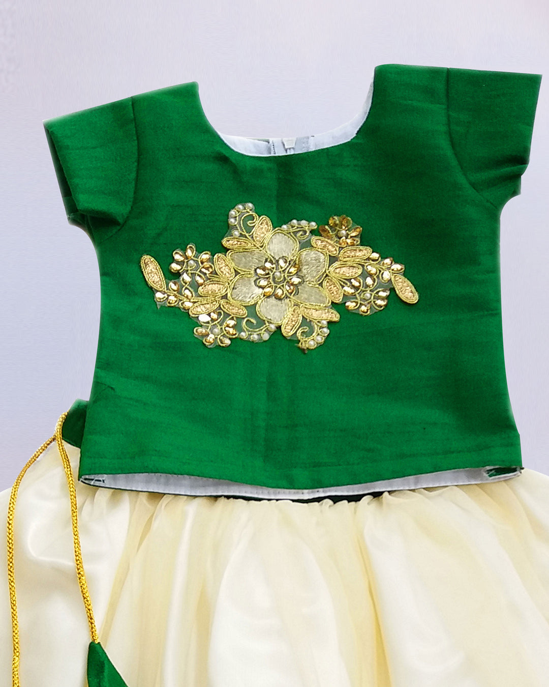 green sandal cream kerala simple lehenga choli onam dresses vishu dresses kids online stanwells kids 