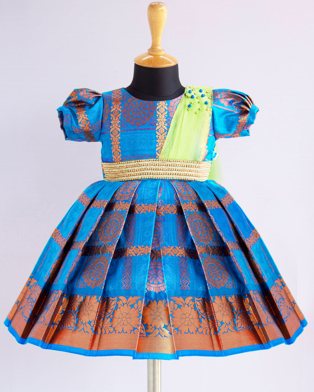 kids frock online | blue frock | birthday dresses | 1 year birthday | partywear frocks online | trending kids dresses | handwork frocks | customised kids designs | saree froks | designer frocks | kids dresses india | kids clothing online delivery | stanwells kids | frock front picture