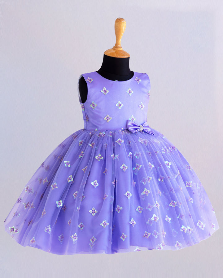 lavender sequins embroidery birthday frock for daughter stanwells kids 1st birthday kids fashion kids style