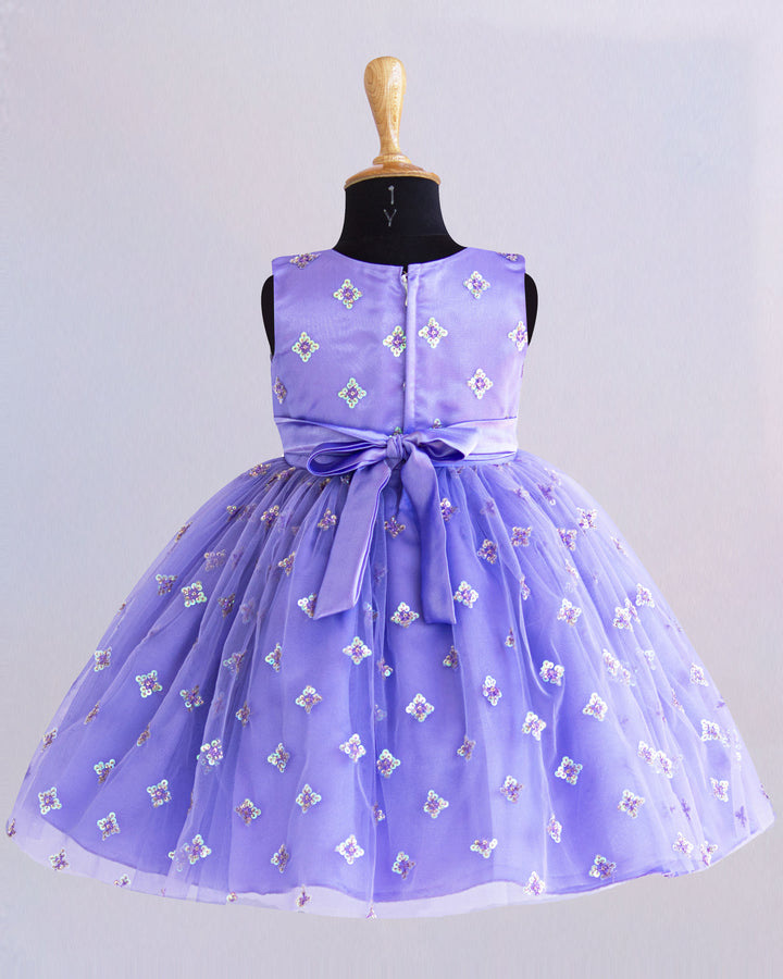 lavender sequins embroidery birthday frock for daughter stanwells kids 1st birthday kids fashion kids style