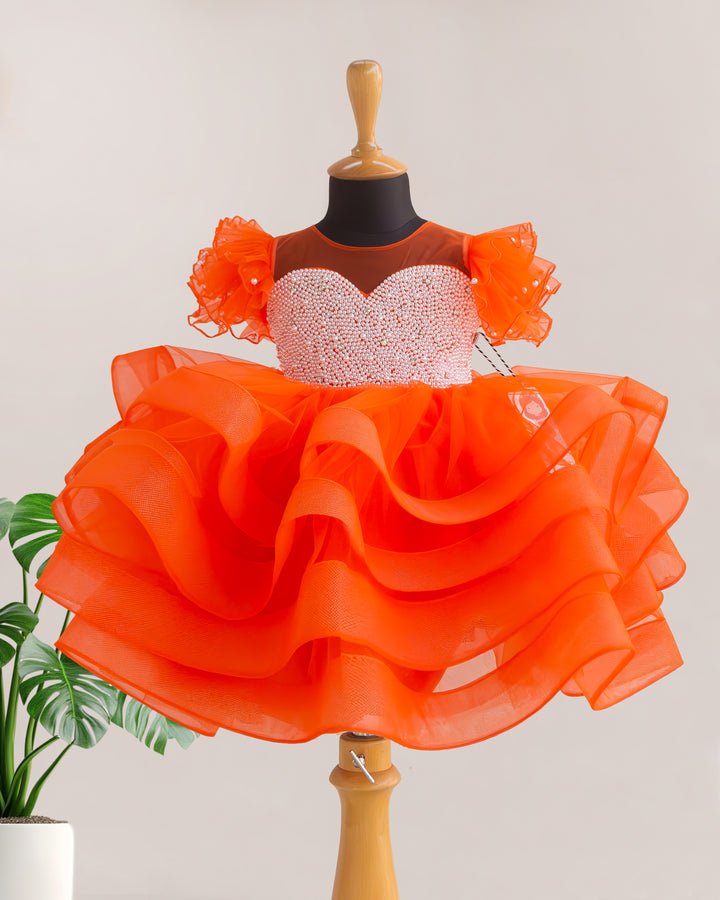 orange heavy handwork baby girls birthday dress step frock

baby girl premium party wear orange frock for birthday

toddler girl designer birthday party frock with handwork

kids orange step frock heavy work special occasion dress

orange partywear birthday frock for baby girl photoshoot