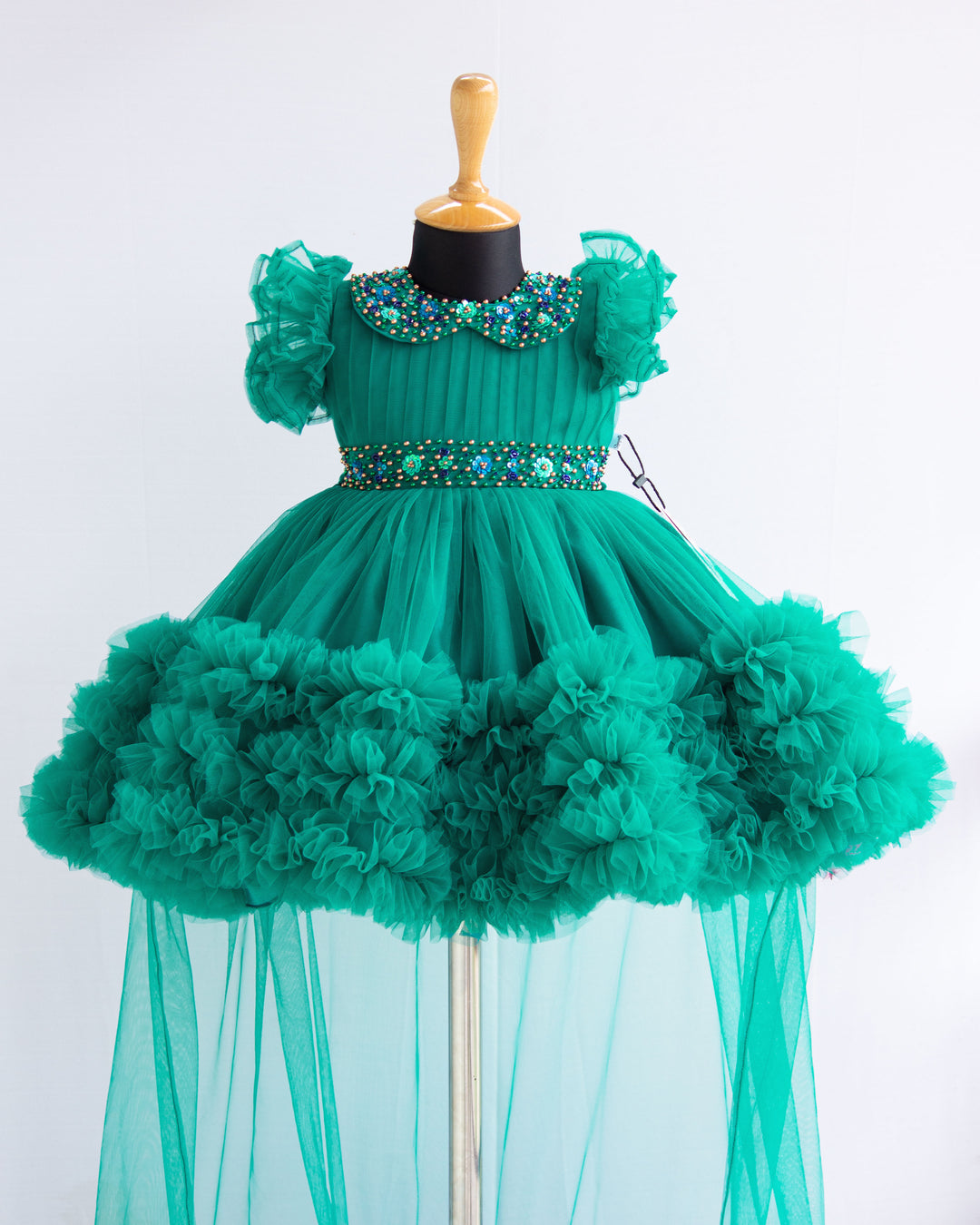 peacock frock for baby girls stanwells kids handwork birthday partywear frock for baby girls