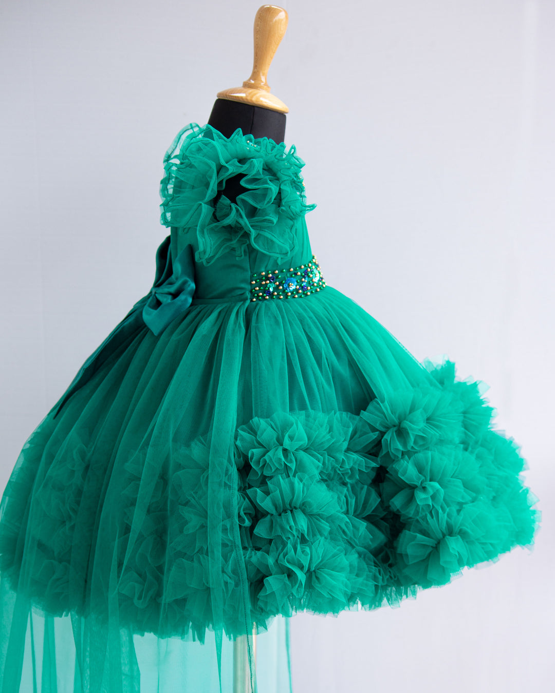 peacock frock for baby girls stanwells kids handwork birthday partywear frock for baby girls