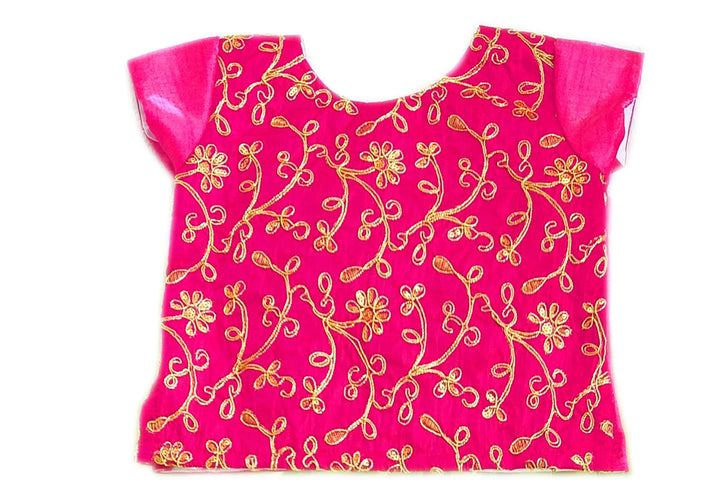 Pista Green and Magneta combo Babygirls Flared Net Lehenga choli
Material: Pista green Nylon soft quality net, golden lace, Magenta paper silk material with golden thread work, Beautifully designed outfit for Baby girls with smoo