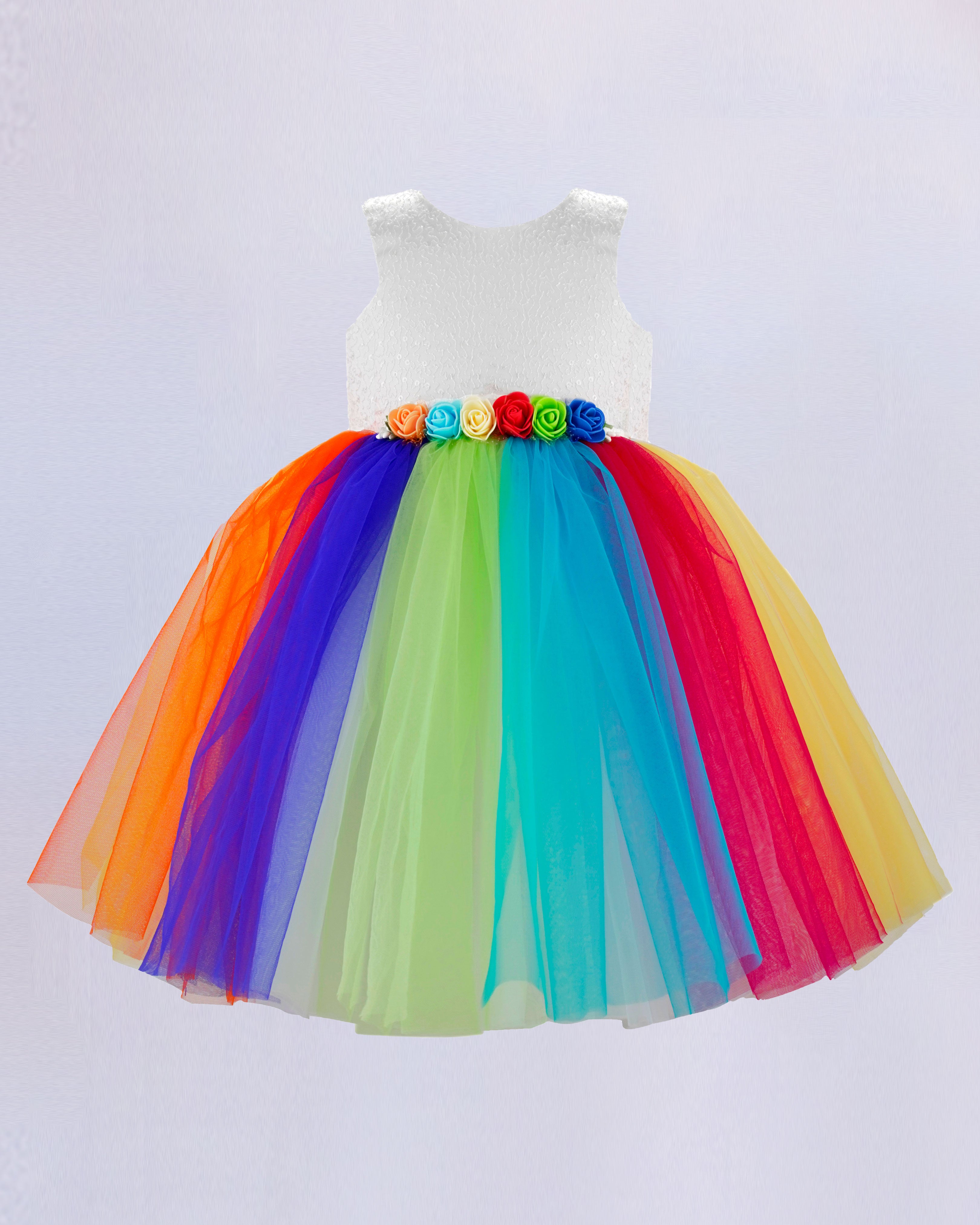 Amazon.com: Toddler Girls Sleeveless Babys Birthday Dresses Girl Party Tutu  Princess Dress Kids Rainbow Dress 1 Year Old Girl Dress (Blue-b, 6-7  Years): Clothing, Shoes & Jewelry