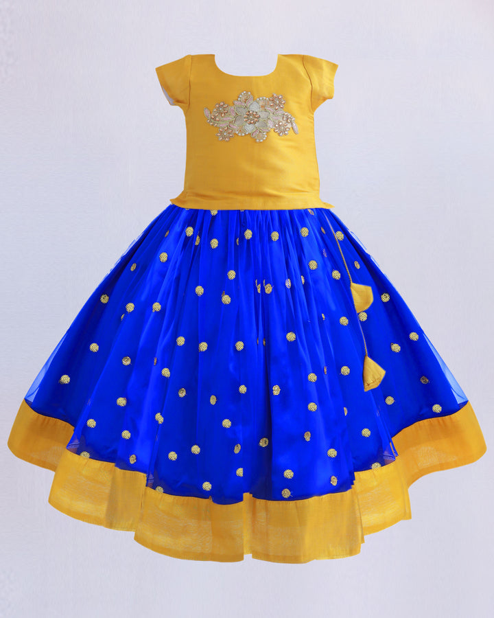 royalblue sequins partywear girls lehenga choli stanwell kids online kidswear buy kids south indian fashion baby girls dresses online