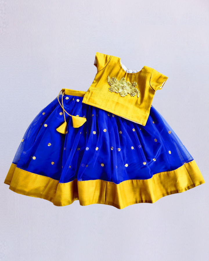 royalblue sequins partywear girls lehenga choli stanwell kids online kidswear buy kids south indian fashion baby girls dresses online