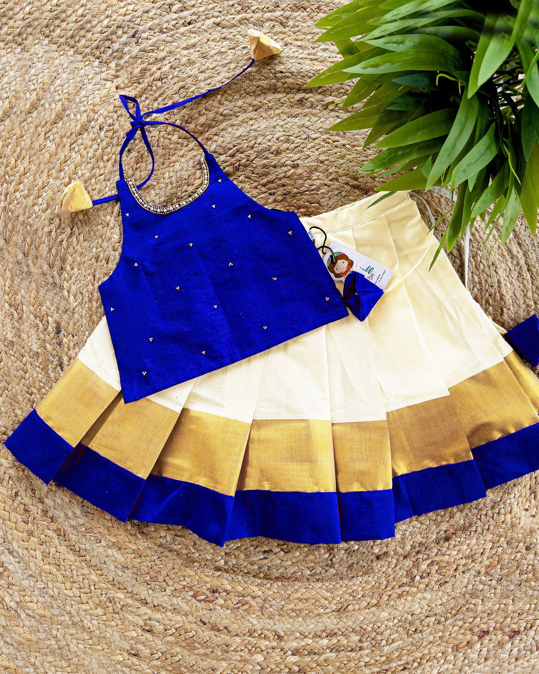 blue lehenga | royalblue kids dresses | stanwells kids | handwork lehenga choli | onam dresses for kids | kerala kasavu dresses | diwali special | festival kids dresses | budget buy dresses | kasavu dresses | handwork lehenga cholis | halterneck lehenga choli 