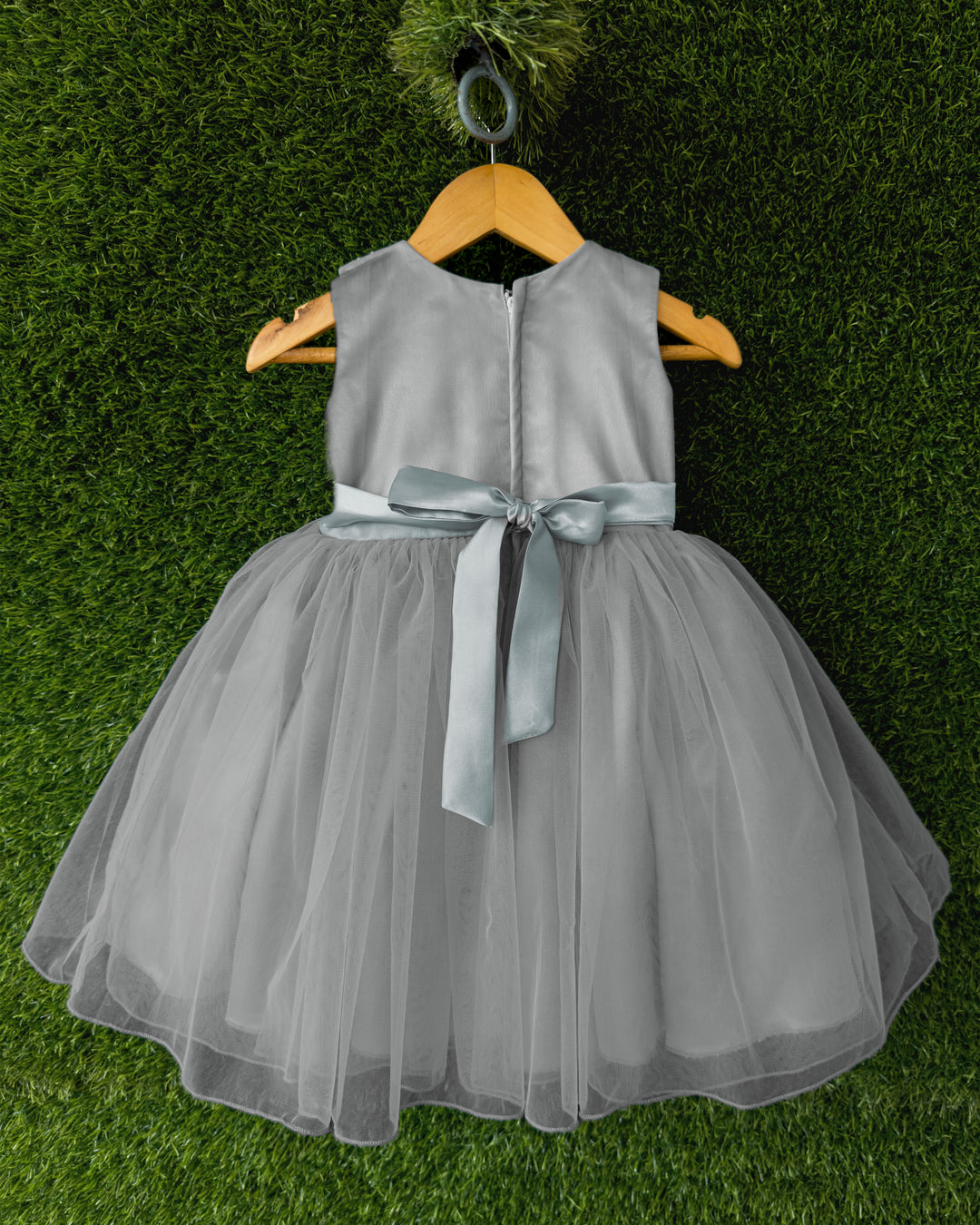 Grey shade dresses for baby girls - Partywear Stanwells Kids Grey shade dresses for baby girls - Partywear Stanwells Kids