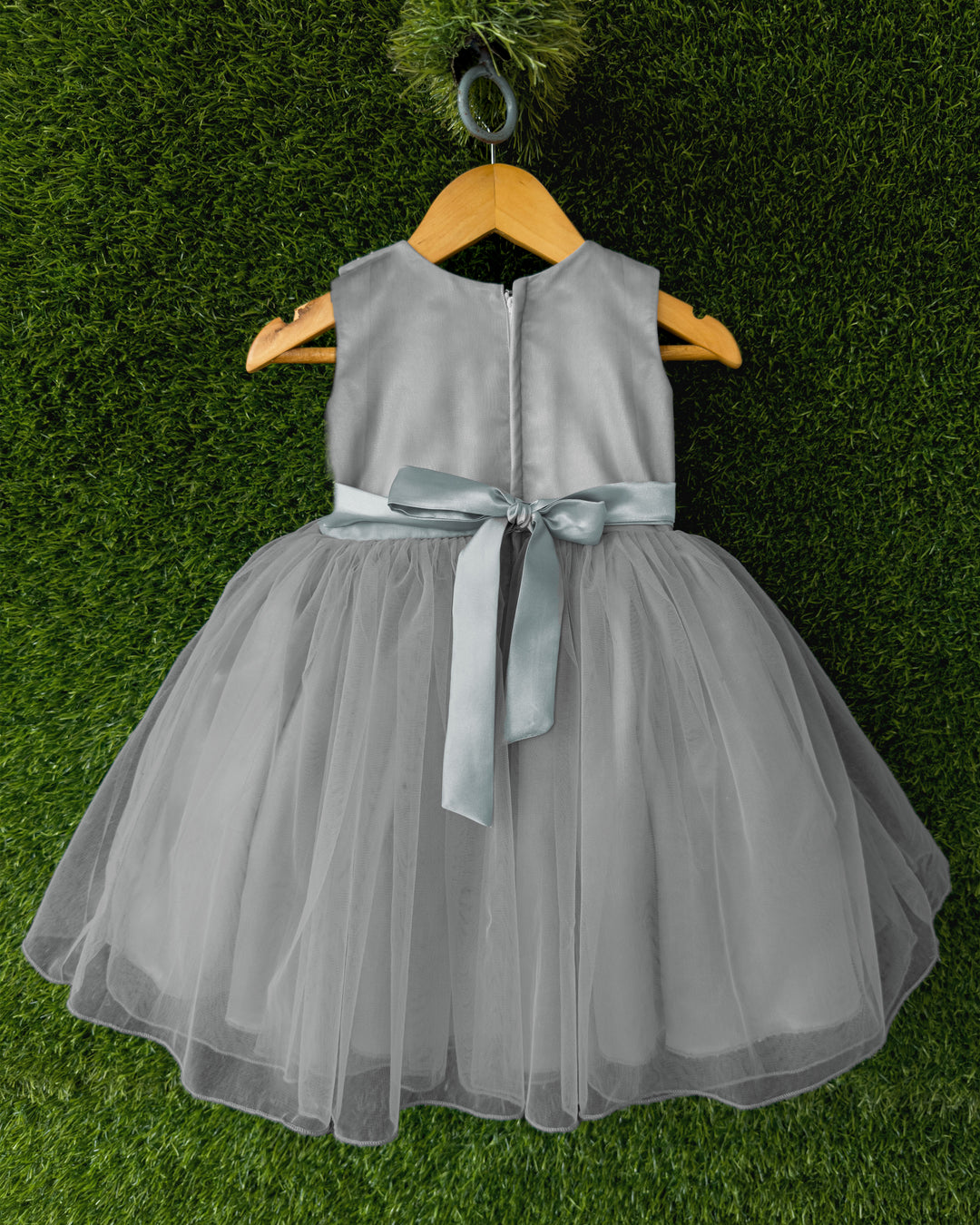 silver frock for baby girls stanwells kids peter collar birthday dresses for kids