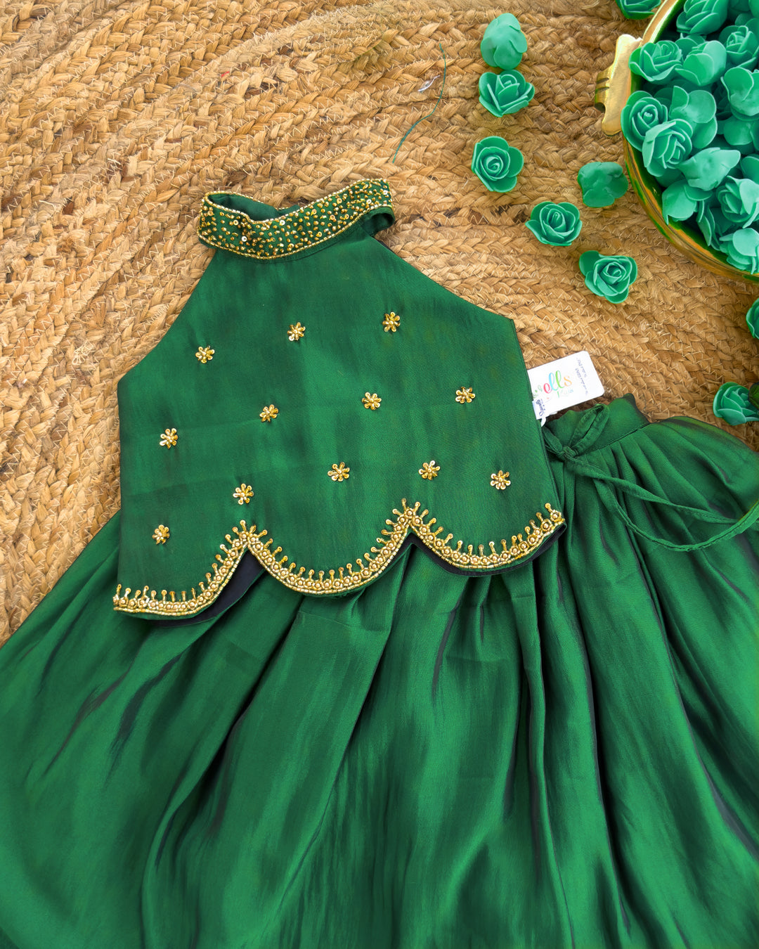 what color goes with hunter green dress Long Evening Dress Collection: A Modest Dark Green Dress main image 0