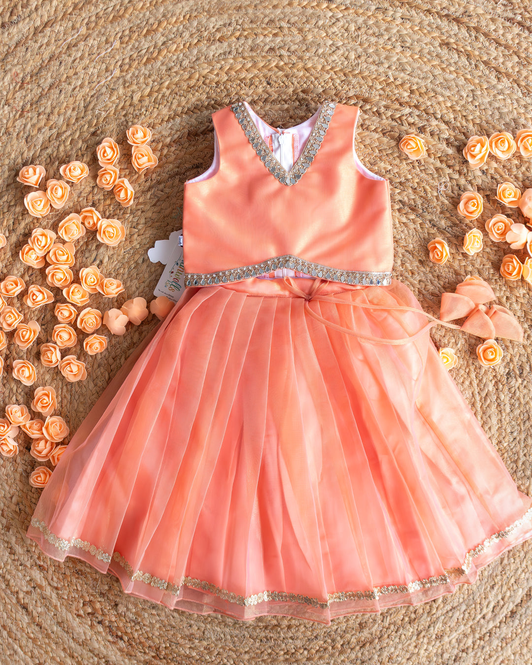 coral ethnic lehenga choli birthday dress for baby girls

twill net partywear lehenga choli for kids festive wedding outfit

Stanwells Kids coral lehenga choli stylish baby girls birthday dress

traditional ethnic lehenga choli partywear dress for toddler girls