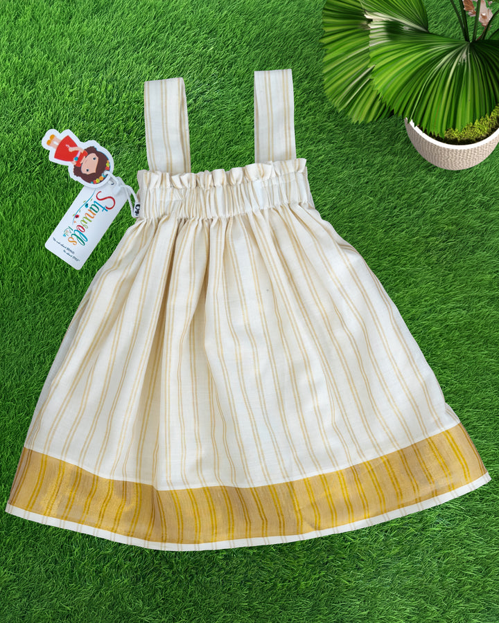 Stanwells Kids newborn frock for baby girl cream maroon matching headband dress