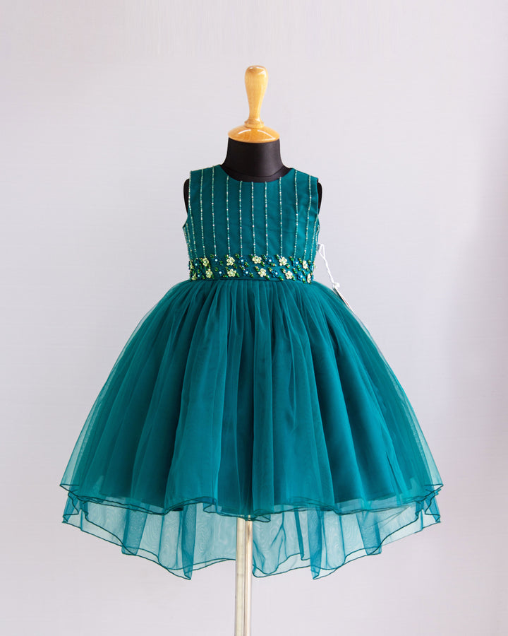 teal blue baby girls dresses stanwells kids nakshatra kids