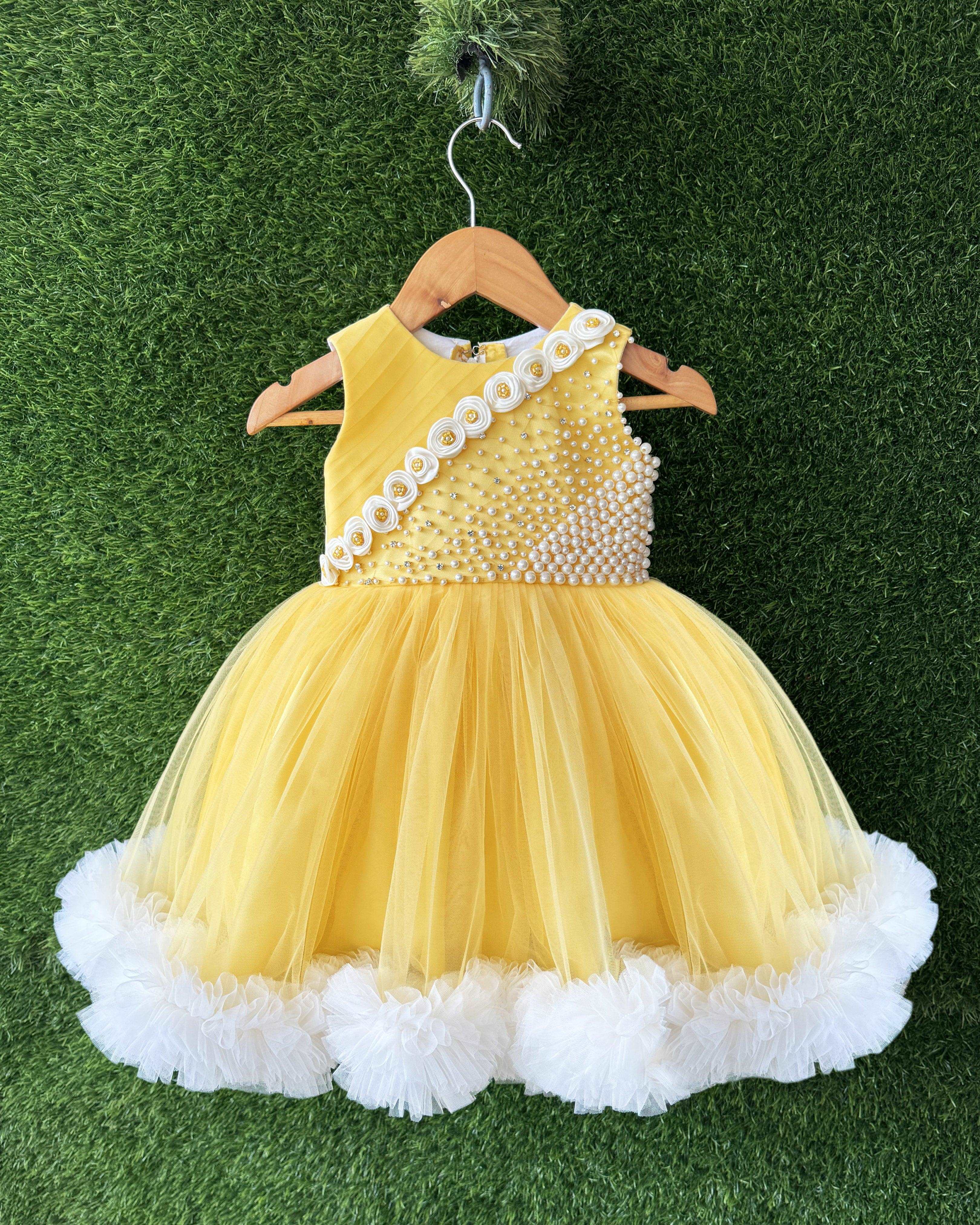 Baby girl christening baptism dedication gown/ flower girl couture dre - My  Princess Atelier